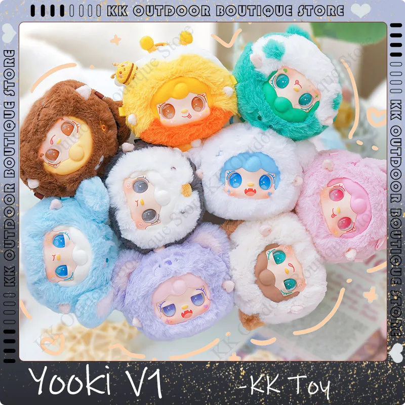 In Stock Original Yooki Series Vinyl V1 Blind Box Pendant Mysterious Box Cute Doll Decoration Presents Toys Kawaii Gift ﻿Custom