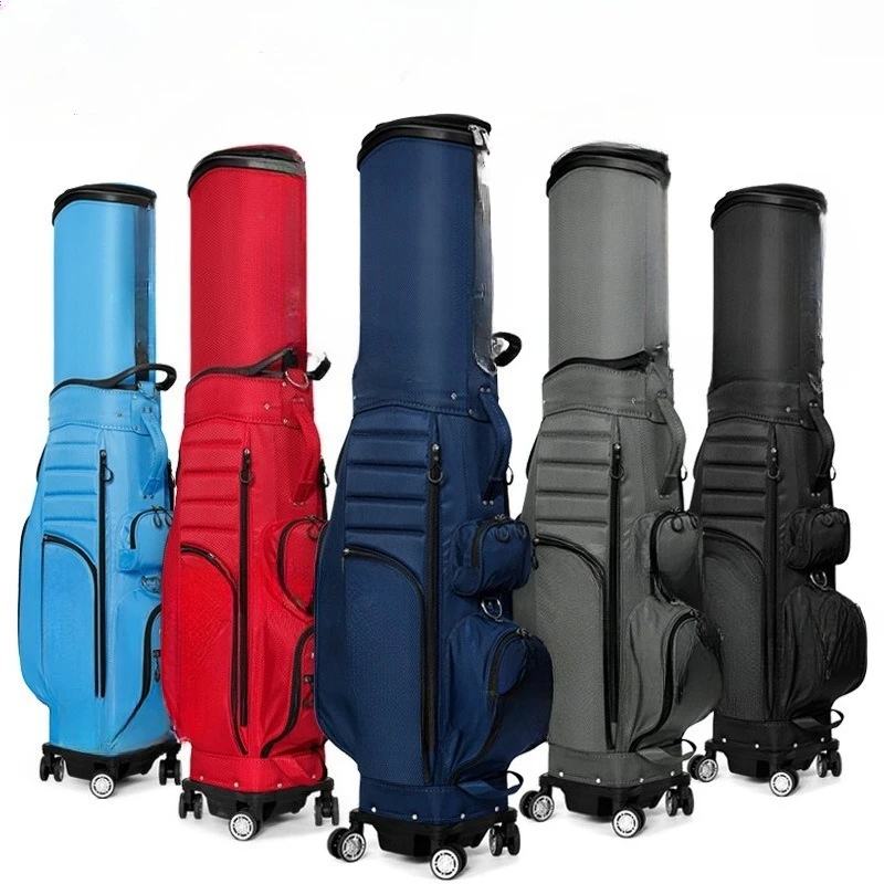 

Golf bag, men's and women's air consignment bag with brake universal four-wheel, telescopic ultra-light