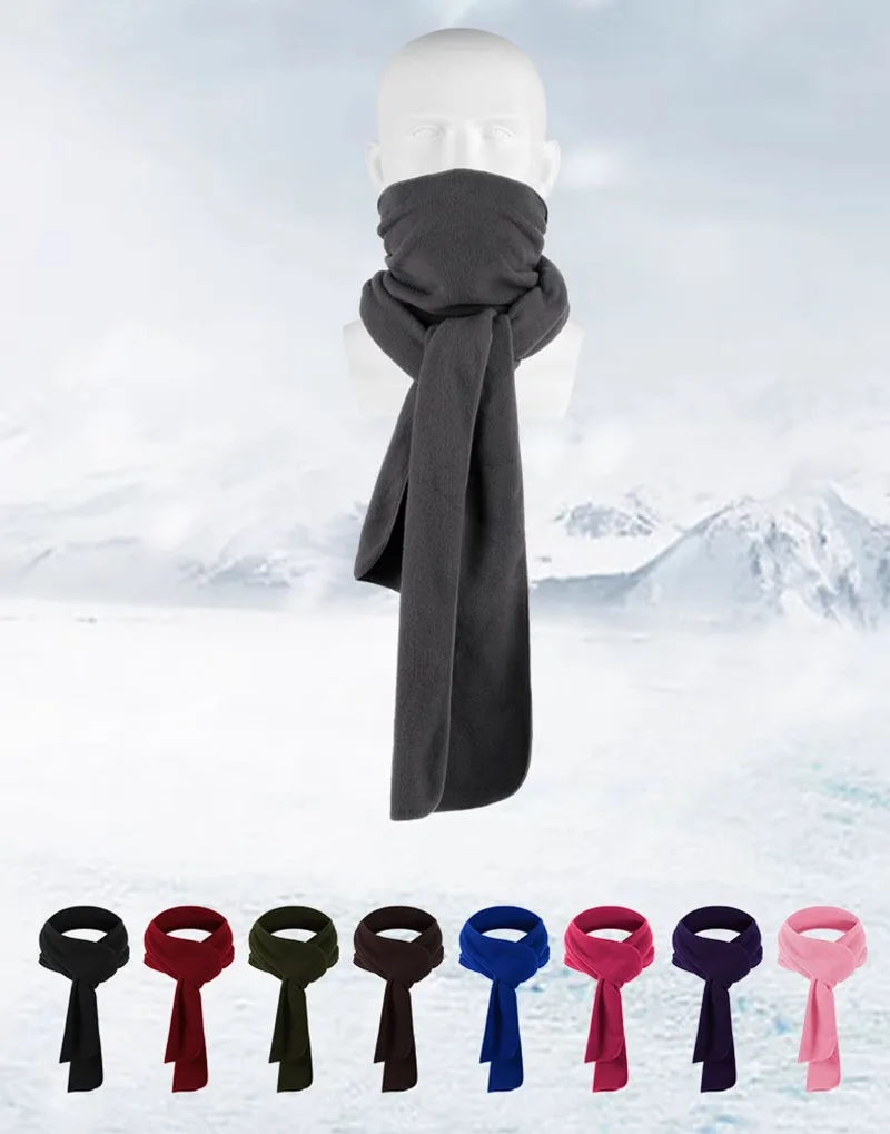 Outdoor Fleece Neck Warmer Multi-Functional Long Scarf, Autumn and Winter Cycling, Skiing - Unisex Breathable Warm Scarf