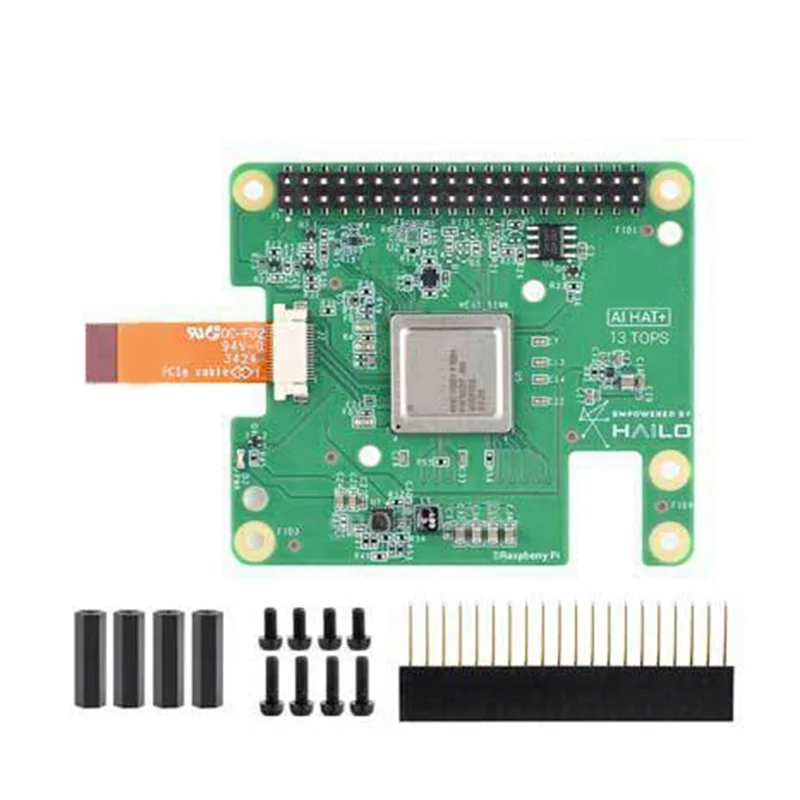 

Superb For Raspberry Pi 5 AI HAT+ Official-Original Hailo8l Pcie M.2 HAT+ 13Tops AI Board Kit For Raspberry Pi5