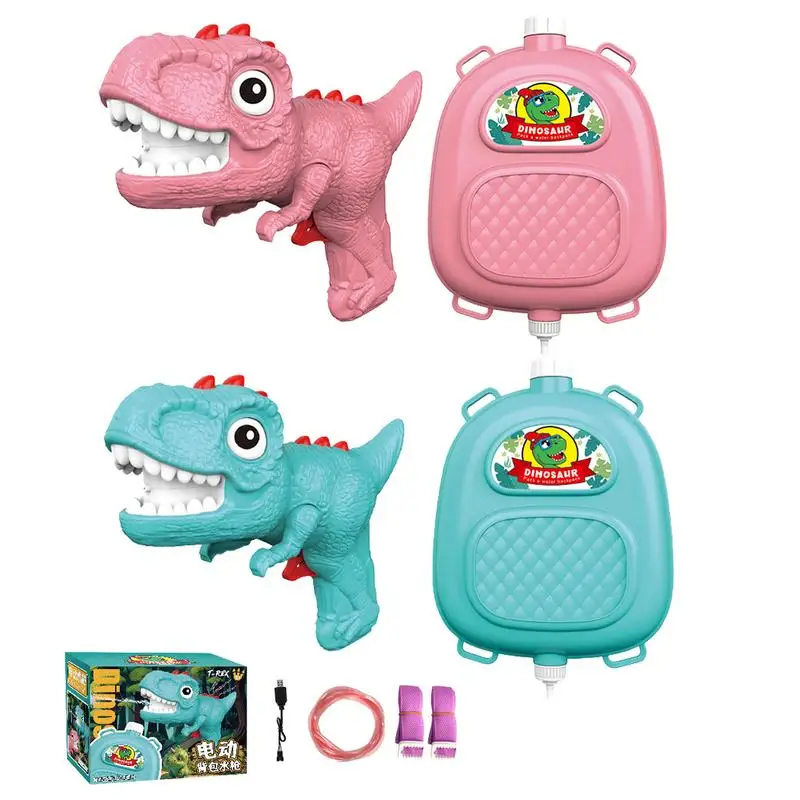 

Electric Backpack Water Sprayer Funny Parent Interactive Cartoon Backpack Water Guns Dinosaur Water Guns Summer Outdoor Artifact