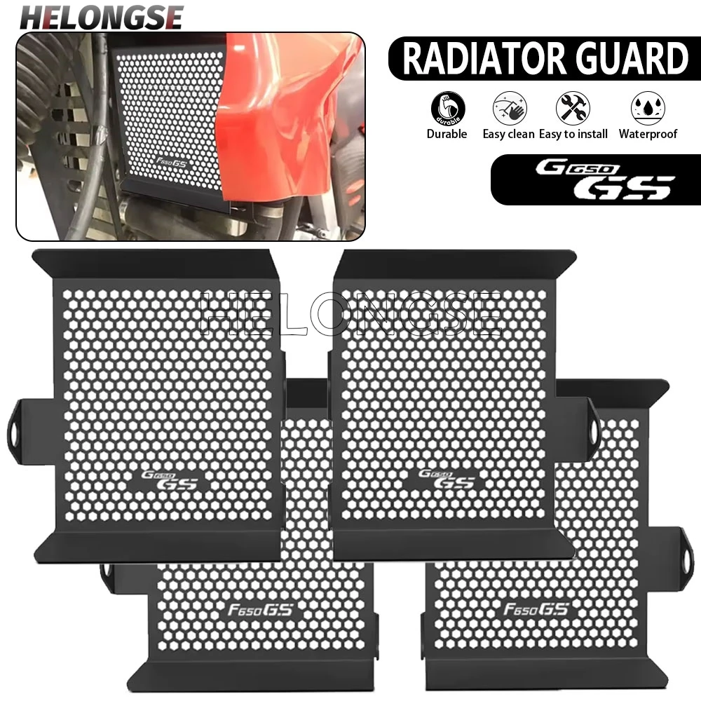 

Fit FOR BMW F650GS Dakar G650GS Sertao Motorcycle Radiator Guard Grille Protector Cover G650 GS/CS F/G 650 GS/CS 650GS All Years
