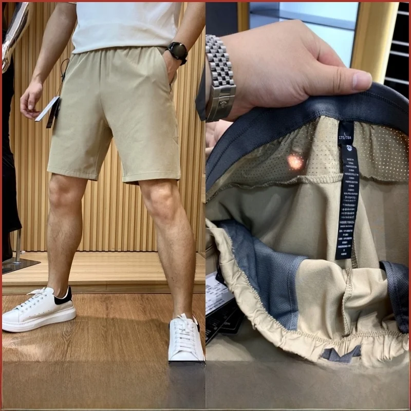 

Outdoor Men's Sport orts Laser Drill Hole Design Casual Straight Leg Summer Length Active Youth Sle ort Pants