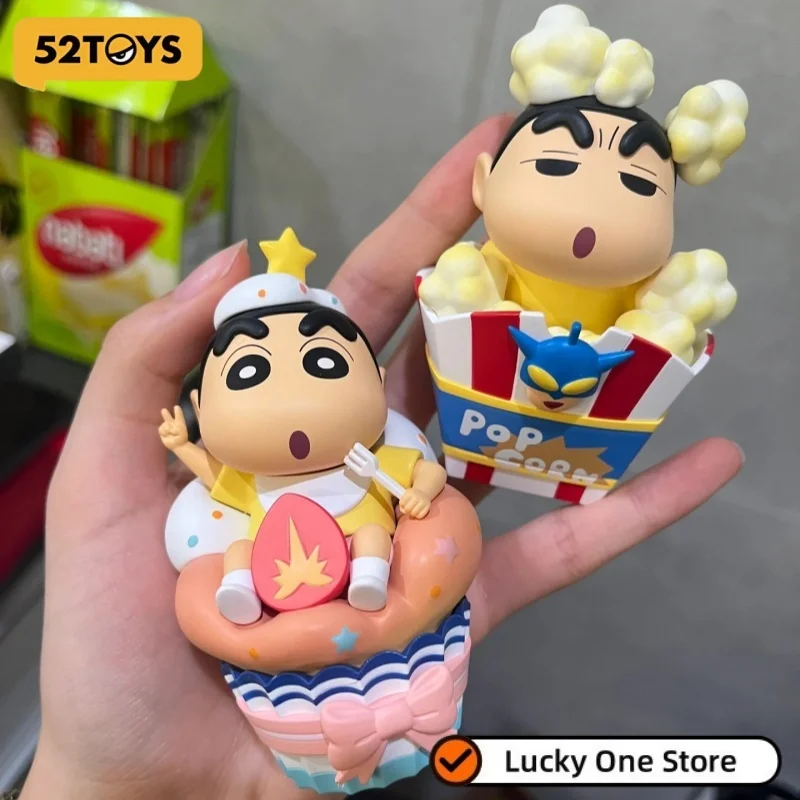 

52 игрушки Kawaii Doraemon слепая коробка милый персонаж мультфильма Коллекционная фигурка для автомобиля украшение рабочего стола подарок для девочек