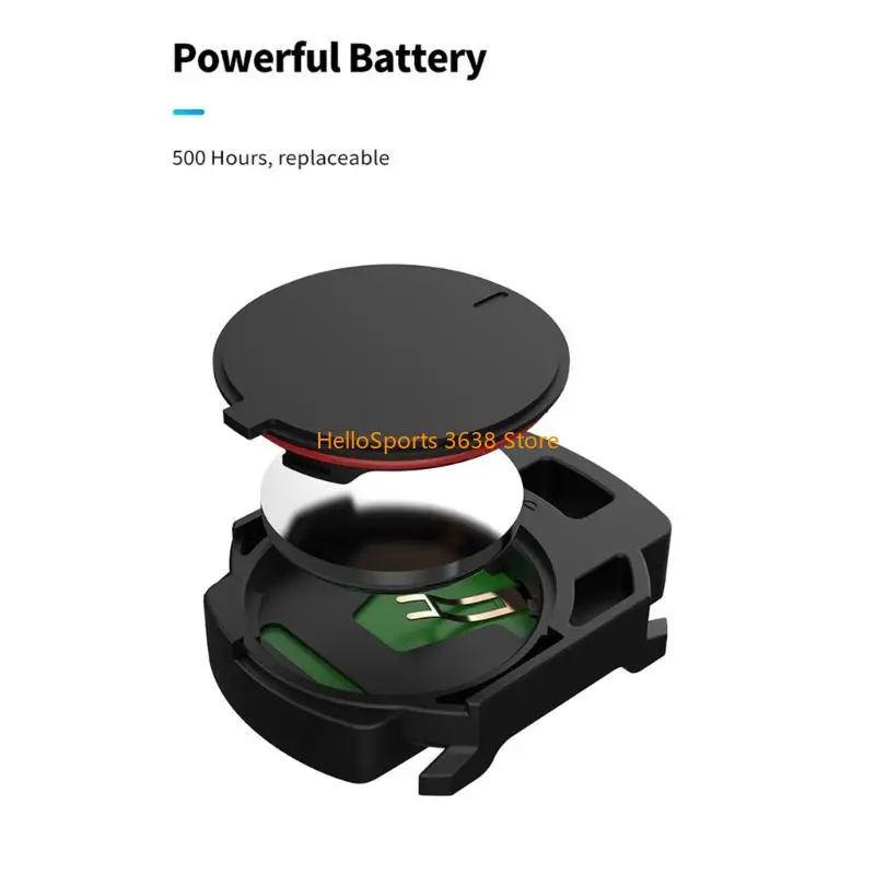 أجهزة استشعار إيقاعات سرعة الدراجة اللاسلكية أجهزة تعقب ركوب الدراجات لأجهزة الكمبيوتر التدريبية A52F #2