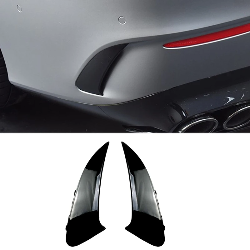 Car Rear Bumper Spoiler Side Wing Canard Trim For Mercedes-Benz CLA Class C118 CLA200 CLA250 CLA45 AMG 2020+