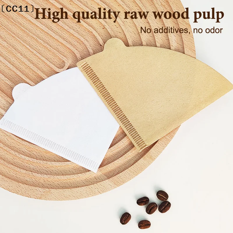 Disposable Coffee Paper Filters, 100 Pcs Cone Replacement Filter For Ninja Coffee Maker〔CC11〕