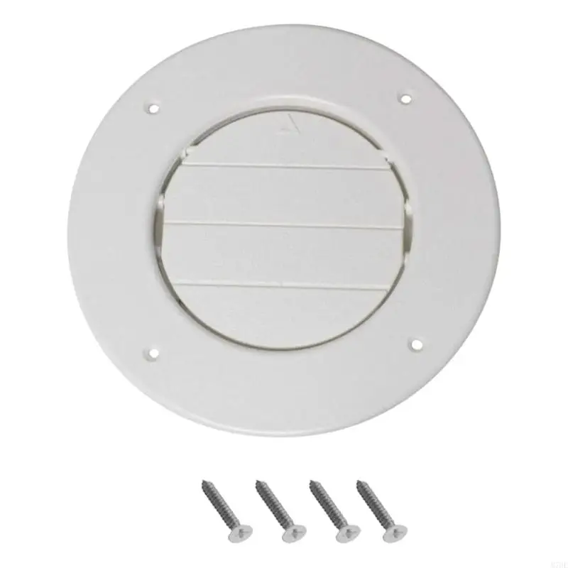 M76E 6,5" verstellbare Lamellen-Deckenregisterabdeckung, weißes rundes ABS-Entlüftungsteil für Wohnmobilheizung und – Detail 5