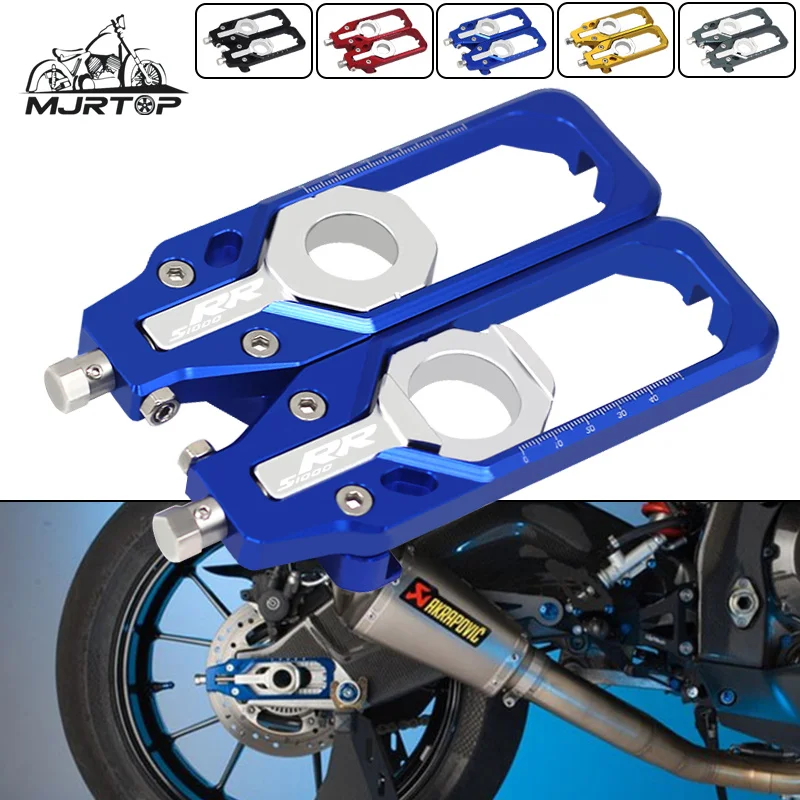 

Motorcycle CNC Aluminum Rear Axle Chain Adjusters Tensioners Catena Spool For BMW S1000RR S1000R S 1000R S 1000RR HP4 S 1000 RR