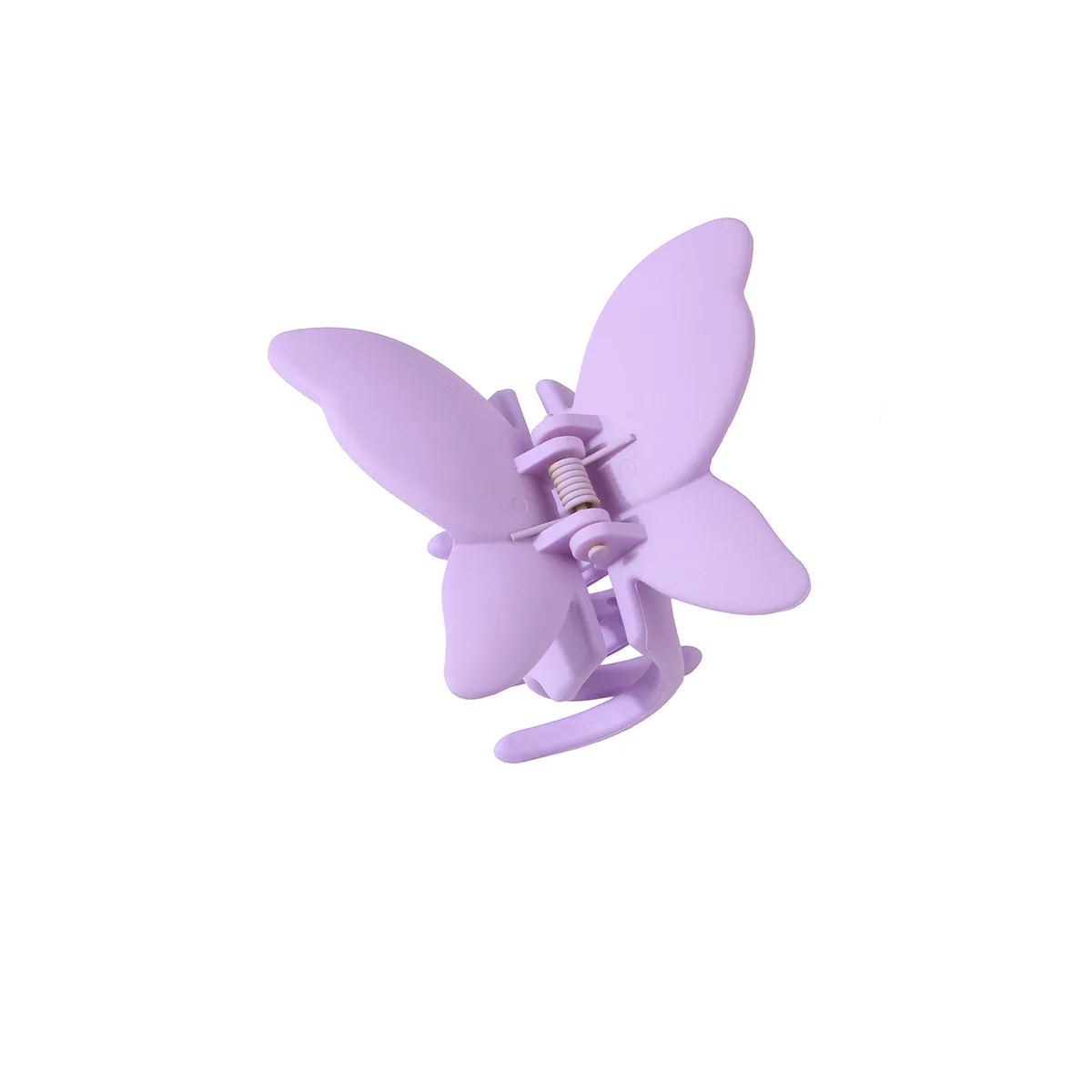 Solid Colors Matte Small Butterfly Hair Claws Clips Women 