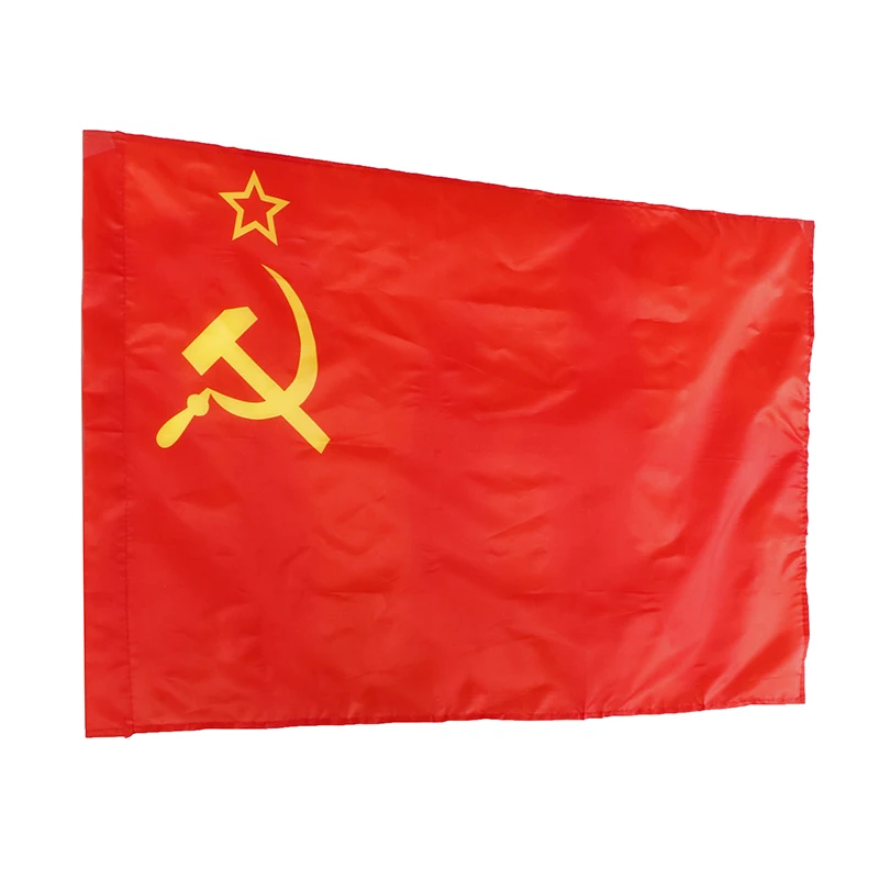 60*90cm Red CCCP Union of Soviet Socialist Republics USSR Flag Banner Home Decor