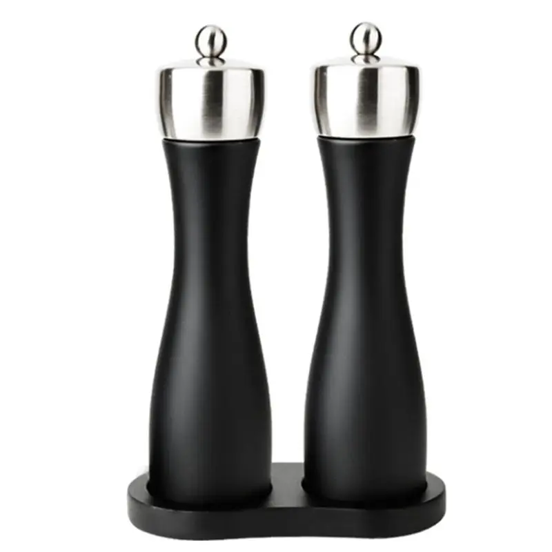 Rubberwood Grinder Wooden Pepper Grinder With Core Kitchen Tools For Pepper Grinding-AA26