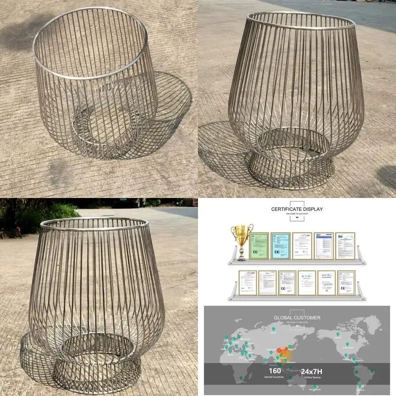 Stainless Steel Handmade Metal Crafts Styling Supplies Custom Geometry Modern Minimalist Design Decorative Arts