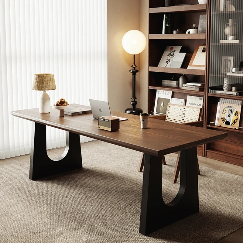 

Creative Designer Dining Table Restaurant Study Writing Wood Conference Console Dining Table Postmodern Muebles Hotel Furniture