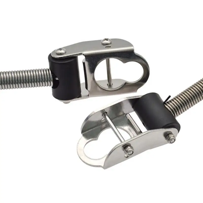 Fin Strap Buckles 1Pair Stainless Steel Spring Fin Straps Heel Fin Strap With Quick Release Buckle Dive Accessories