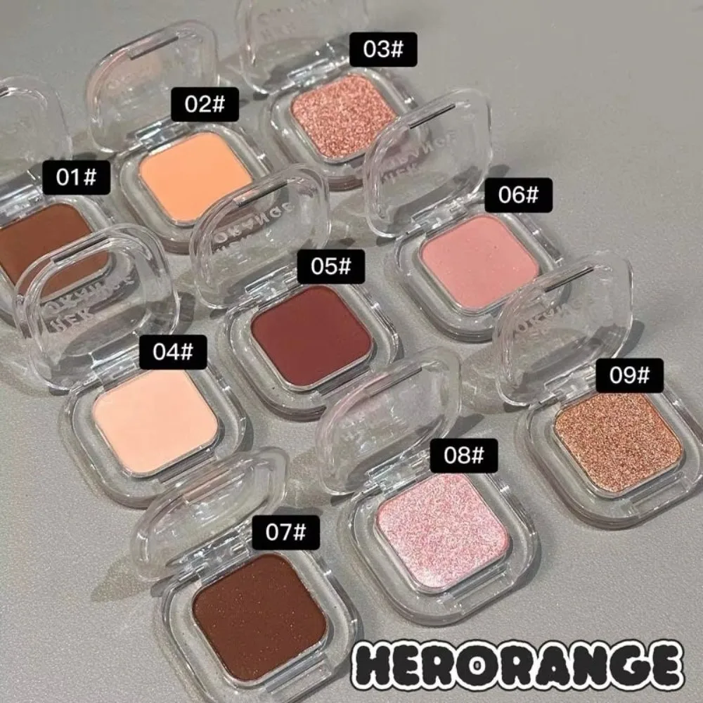 New Monochrome Eyeshadow Palette Glitter Matte Glitter Eyeshadow Long Lasting Eye Beauty Tool Women