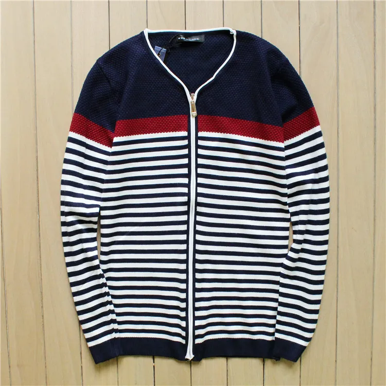 

Men's Slim Fit Knitted Zipper Cardigan Faionable Streetwear Casual Long Sve V-Ne Spring Autumn Regular Thin