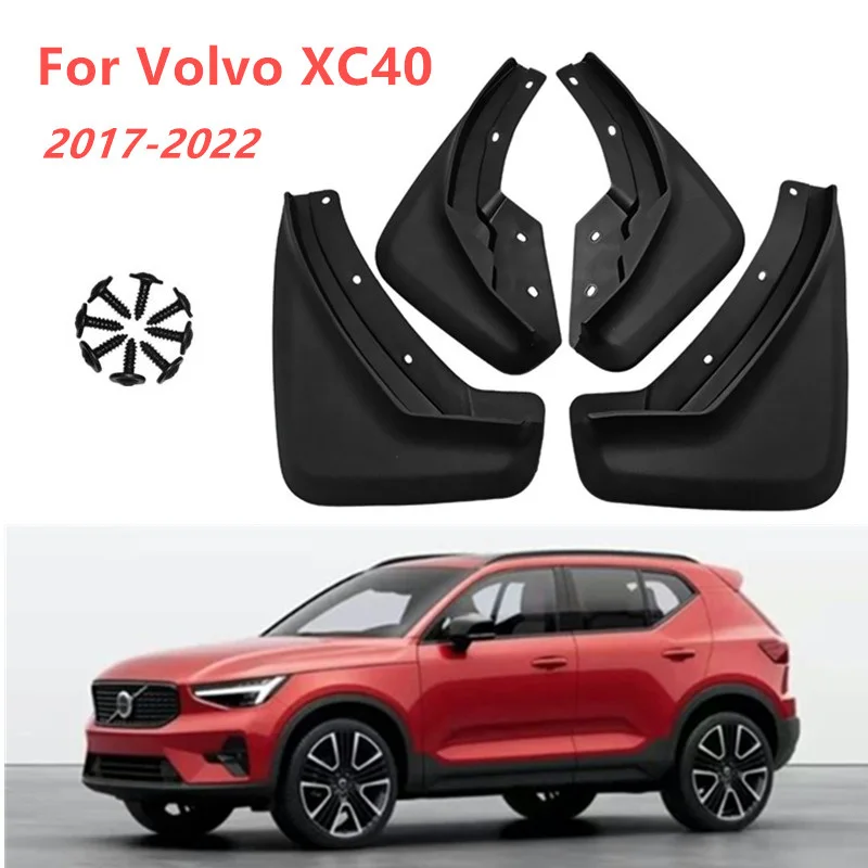 

4pcs/Set Car Mudguards for Volvo XC40 2017 2018 2019 2020 2021 2022 Fender Mud Flap Guard Splash Styline Front Rear