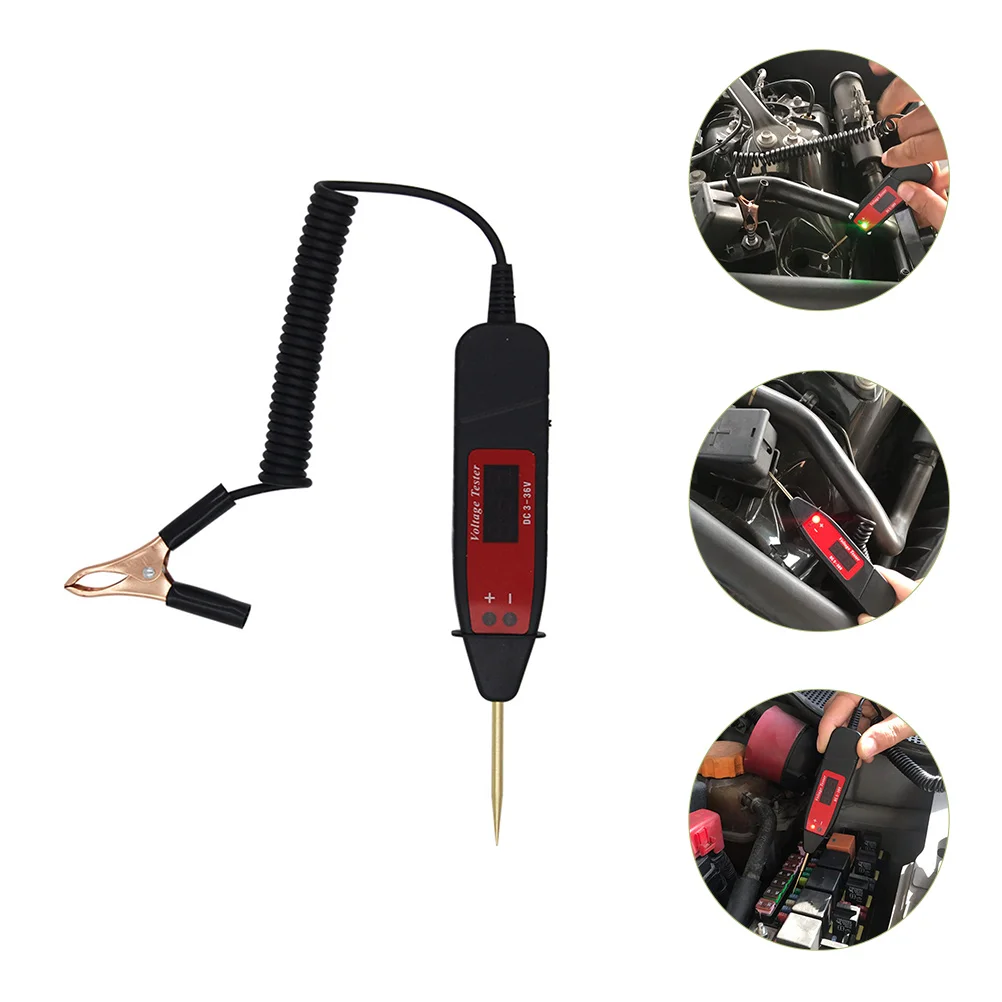 Automotive Test Light Voltage Display Tester Pen Continuity Checker 12V Circuit Tester Tool For Electrical