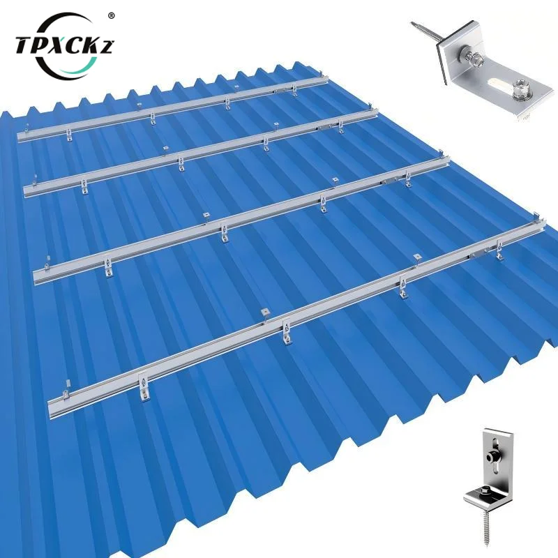 SL Aluminum Solar Panel Mounting L Bracket PV Connection Rail Cross Interconnects For RV Boat Off Roof Solar Installation