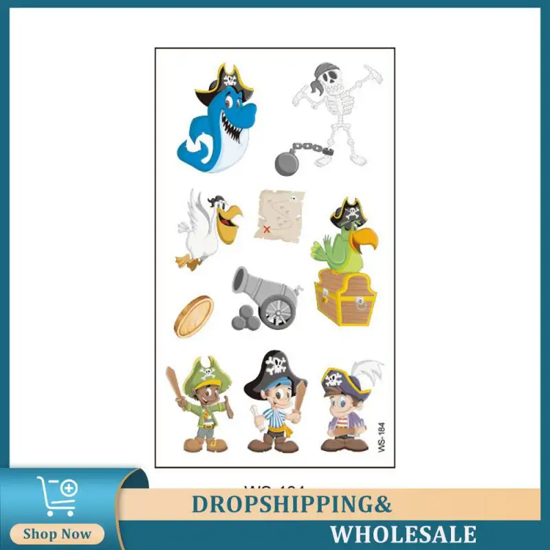 Cute Stickers Set Disposable Not Easy To Drop Water Proof Safety Tattoo Stickers Sweatproof Literature And Art Skin-friendly