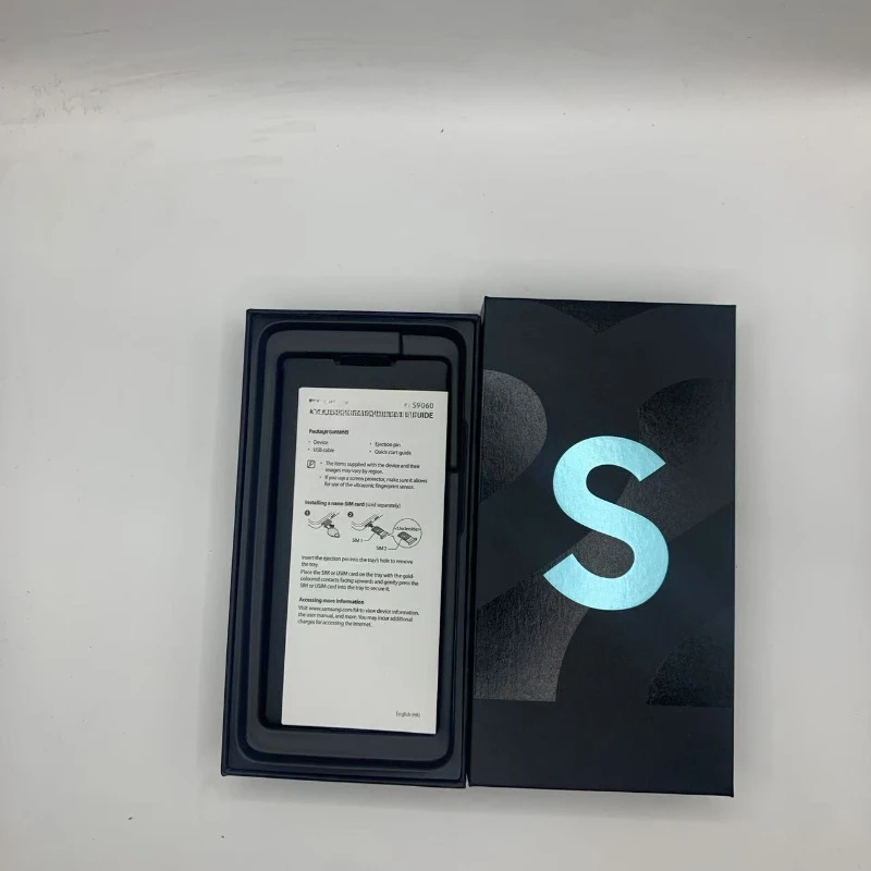 Empty Packing Box For Samsung Galaxy S22 Retail Box  Mobile Phone Packing Retail Box With User Manual Seal Sticker five colors