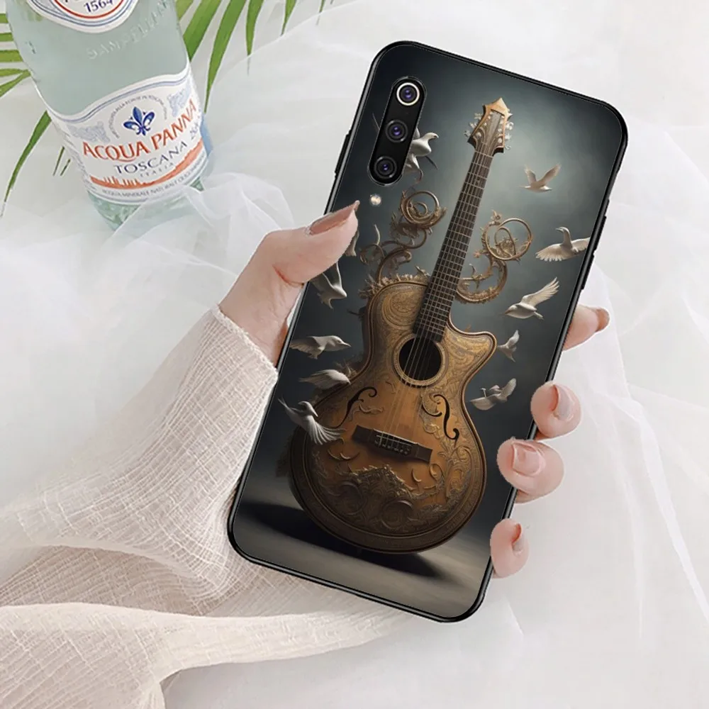 Music Score Musical Violin Guitar Phone Case For Xiaomi Mi 5X 8 9 10 11 12 lite pro 10T PocoX3pro PocoM3 Note 10 pro lite