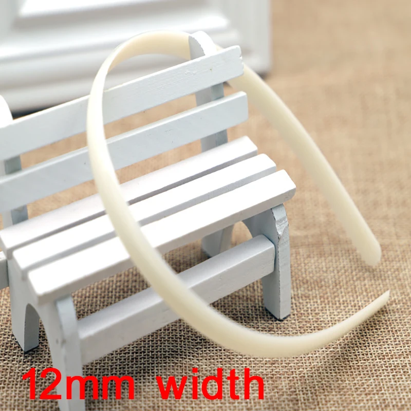 10PC/Lot 12mm Plastic No Teeth Head Hoop Band Base