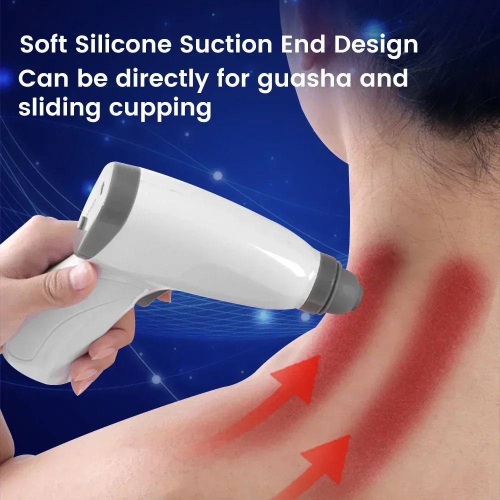 Electric Vacuum Cupping Set Rechargeable Scraping Cupping Cans Adjustable Magnetic Suction Cupping Guasha Suction Massager