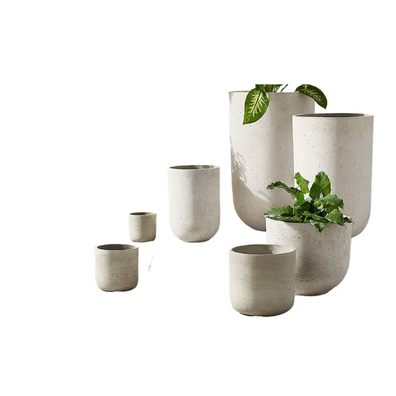 

High quality modern design flowerpot large outdoor shape garden flowerpot