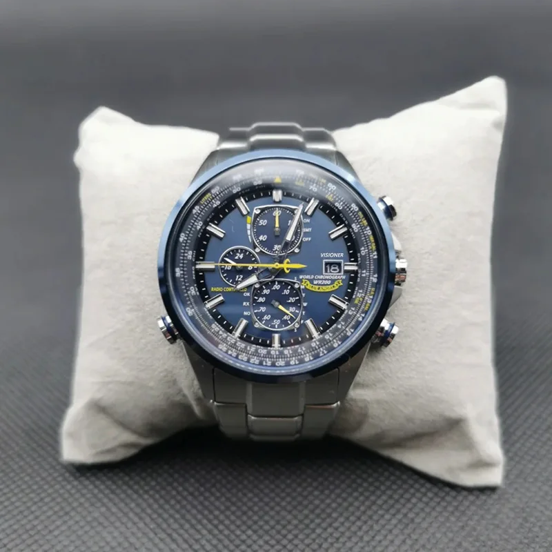 Nouvelle offre spéciale hommes de luxe tendance Quartz horloge calendrier étanche Multi fonction fantaisie montre ronde en acier inoxydable montre automatique