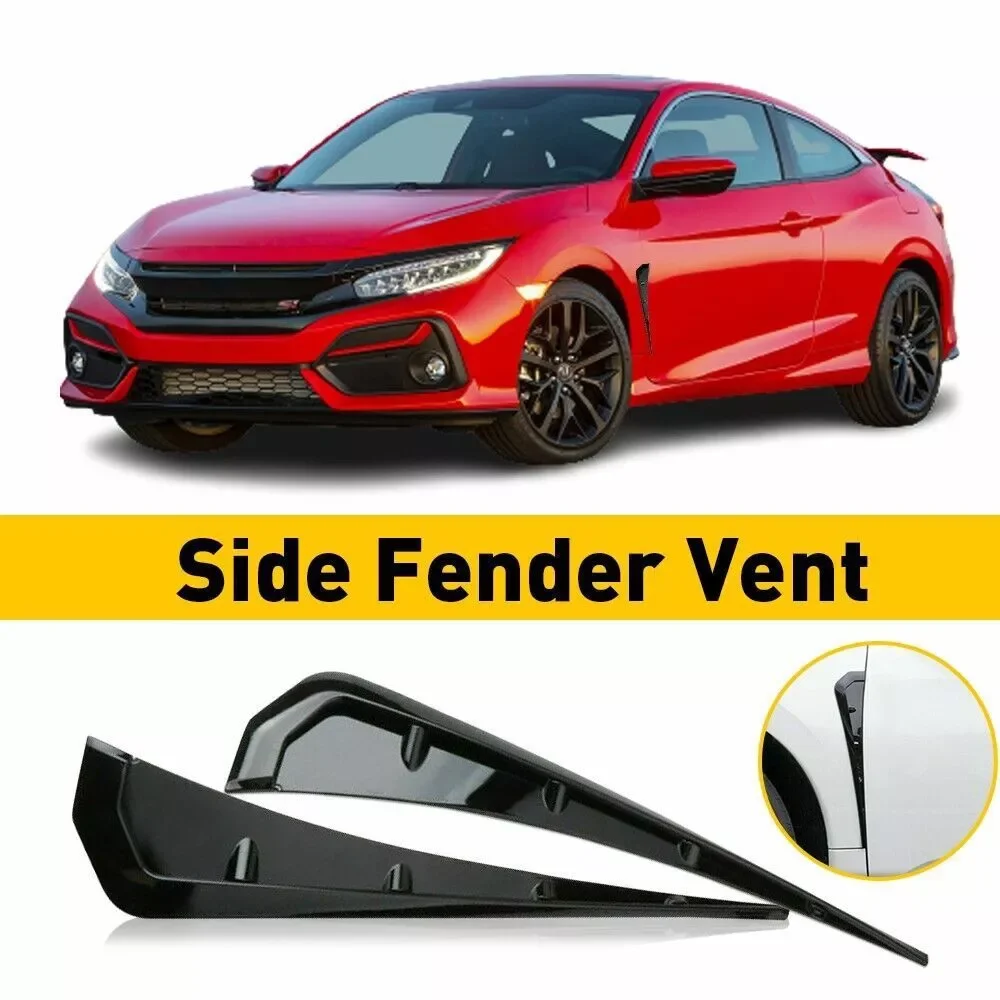 

Car Fender Side Vent Carbon Fiber Spoiler Air Flow Intake Hole Grille Sticker Cover Accessories For BMW For Audi For Toyota