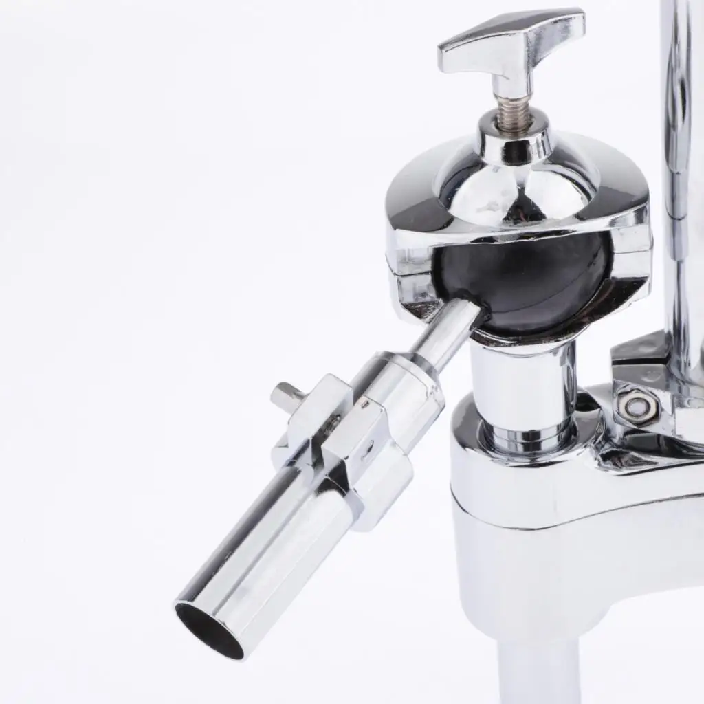 

Steel Double Tom Stand Mount Durable Tom Holder Drum Set Jazz Parts for Drummer Musical Performance