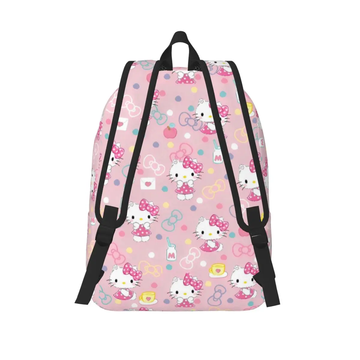 Ransel Kawaii Hello Kitty Ransel Kawaii Tas Sekolah Menengah Besar Latihan Pria Ransel Kustom