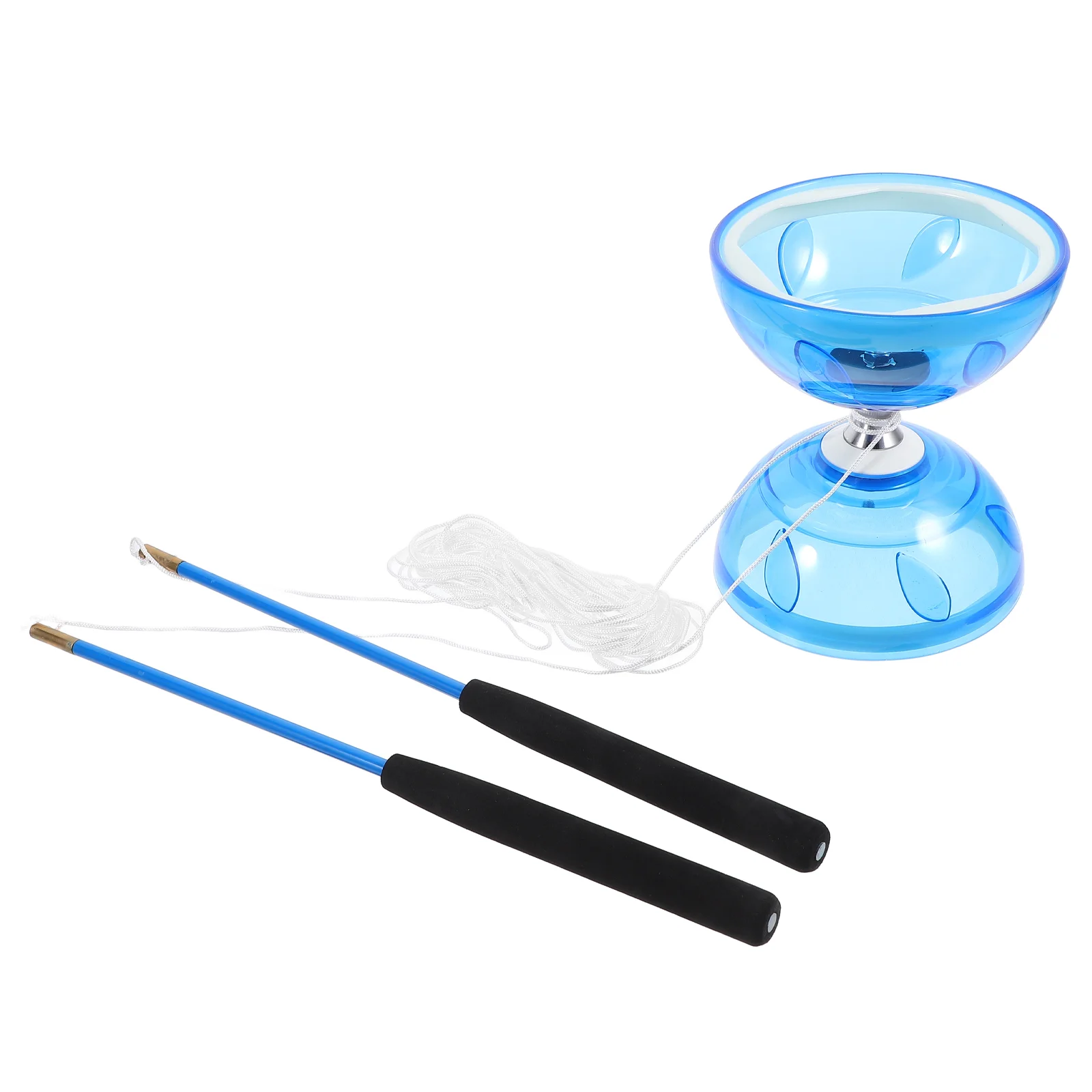 

Double-headed Diabolo Durability Chinese Yo for Kids Arrow with Bearings Professional Soft Rubber Toy