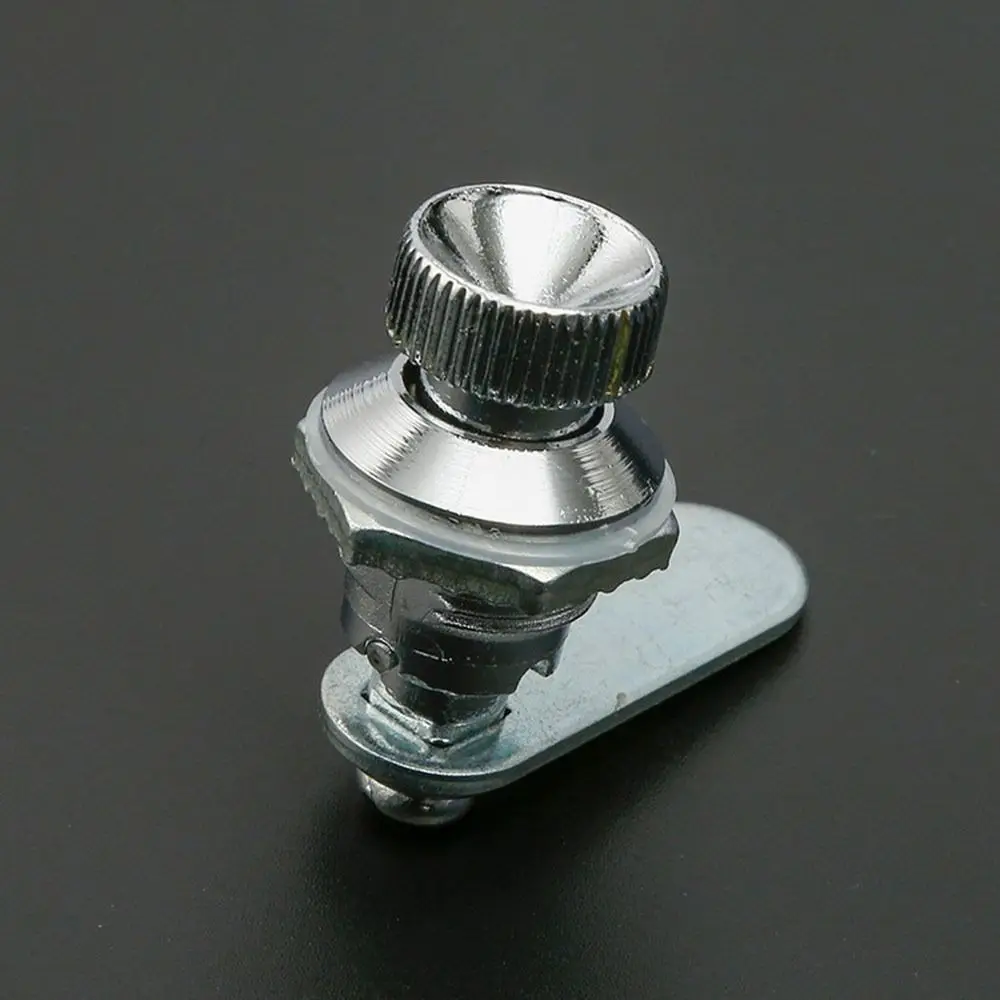 Chrome Finish Distribution Box Lock Thumb Operated Zinc Alloy File Cabinet Lock Multi-purpose RV Compartment Latch Hardware Lock