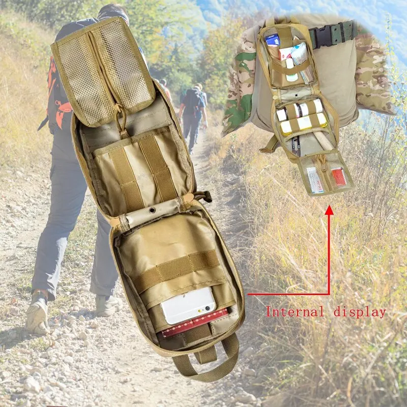 Tactical First Aid Kit Medical Kit Emergency Outdoor Camping Emergency Survival Tool Military Storage Bag Storage Bag