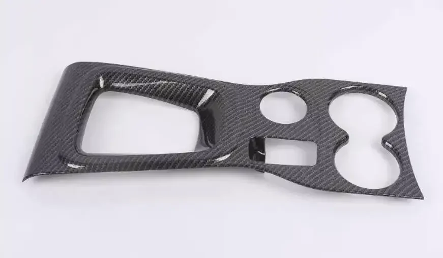For Renault Kadjar 2016 2017  2018  Gear Shift Box Panel Frame Cover Trim Chrome Interior Water Cup Decoration Car-Styling