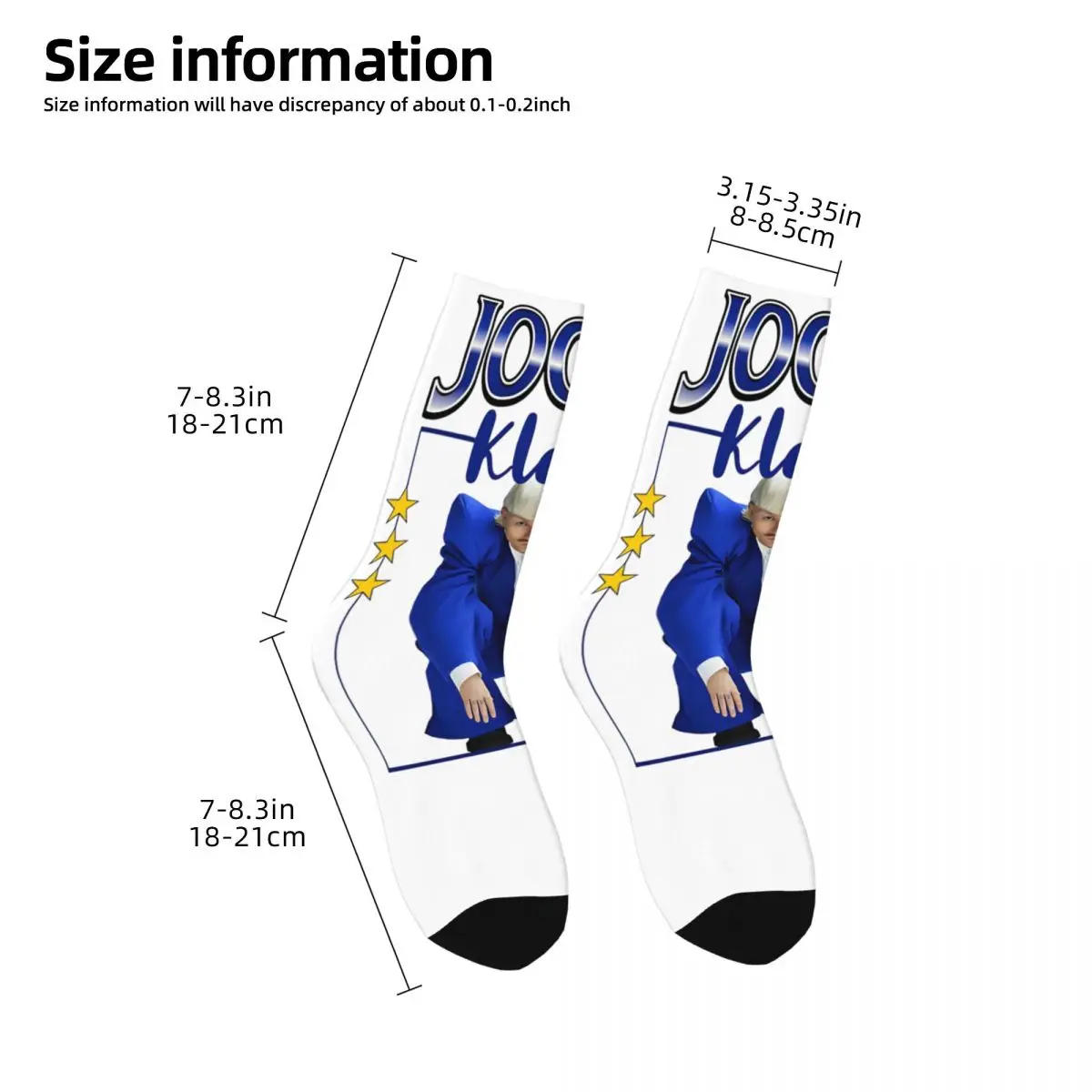 Unisex Eurovisions 2024 Joost Klein Europapa Socks Cute Casual Socks Novelty Accessories Middle Tube Socks Small Gifts