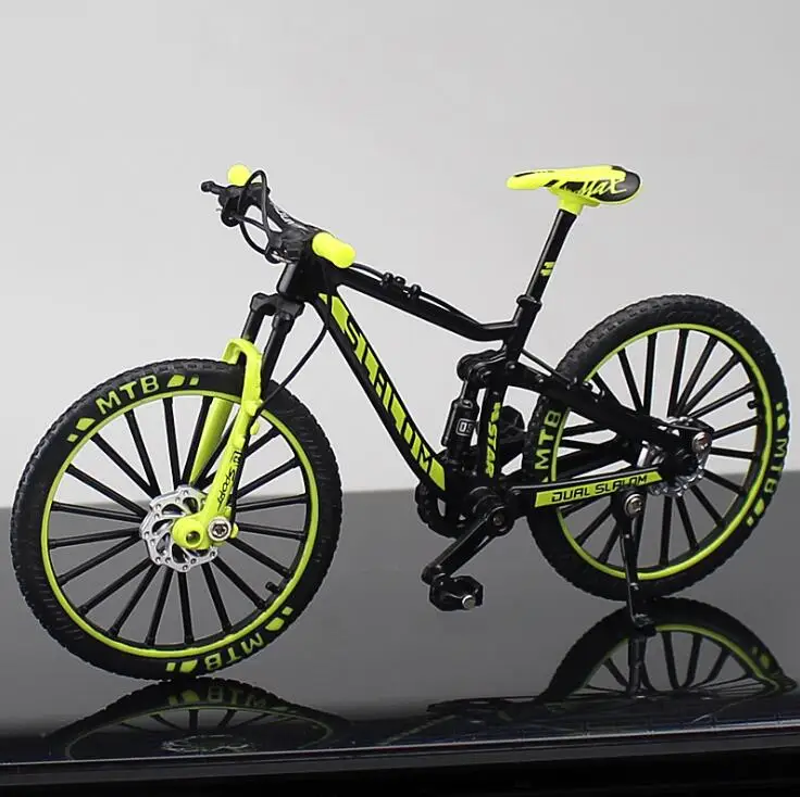Mini Bicicleta De Montaña A Escala 1:10 – Modelo De Aleación Con Pedales Y Dirección Funcionales Para Decoración Y Regalo