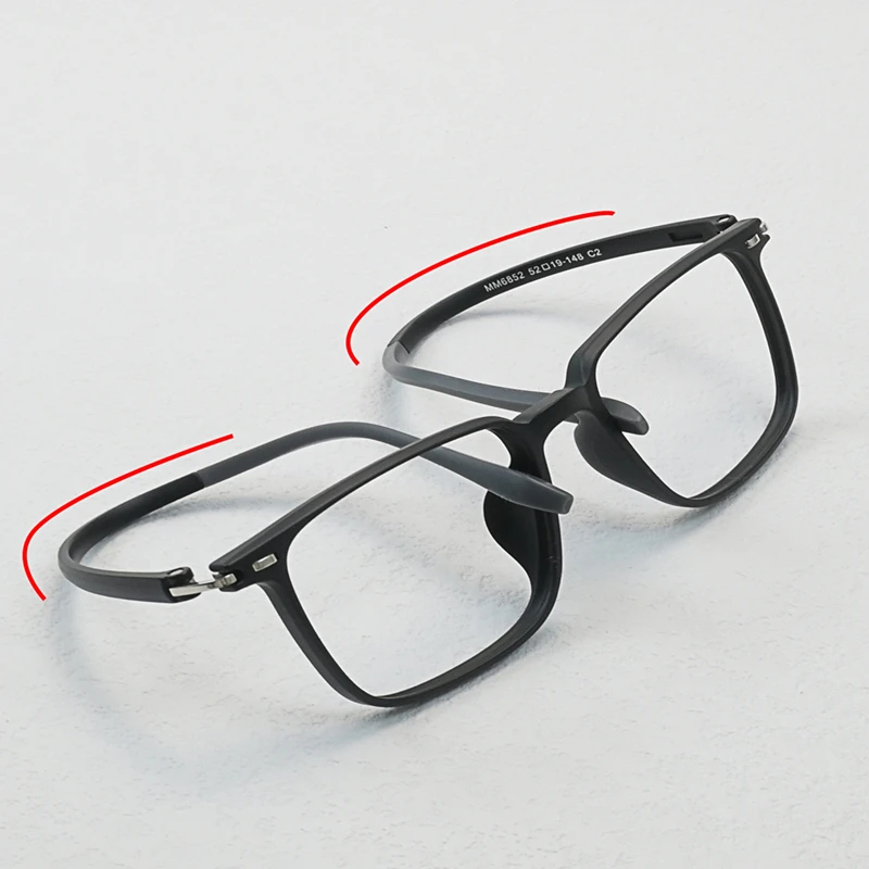 Korean Classic Retro Edition Men Glasses Frame Women Blue Light Blocking TR90 Square Eyewear Anti Blue Ray Computer Eyeglasses