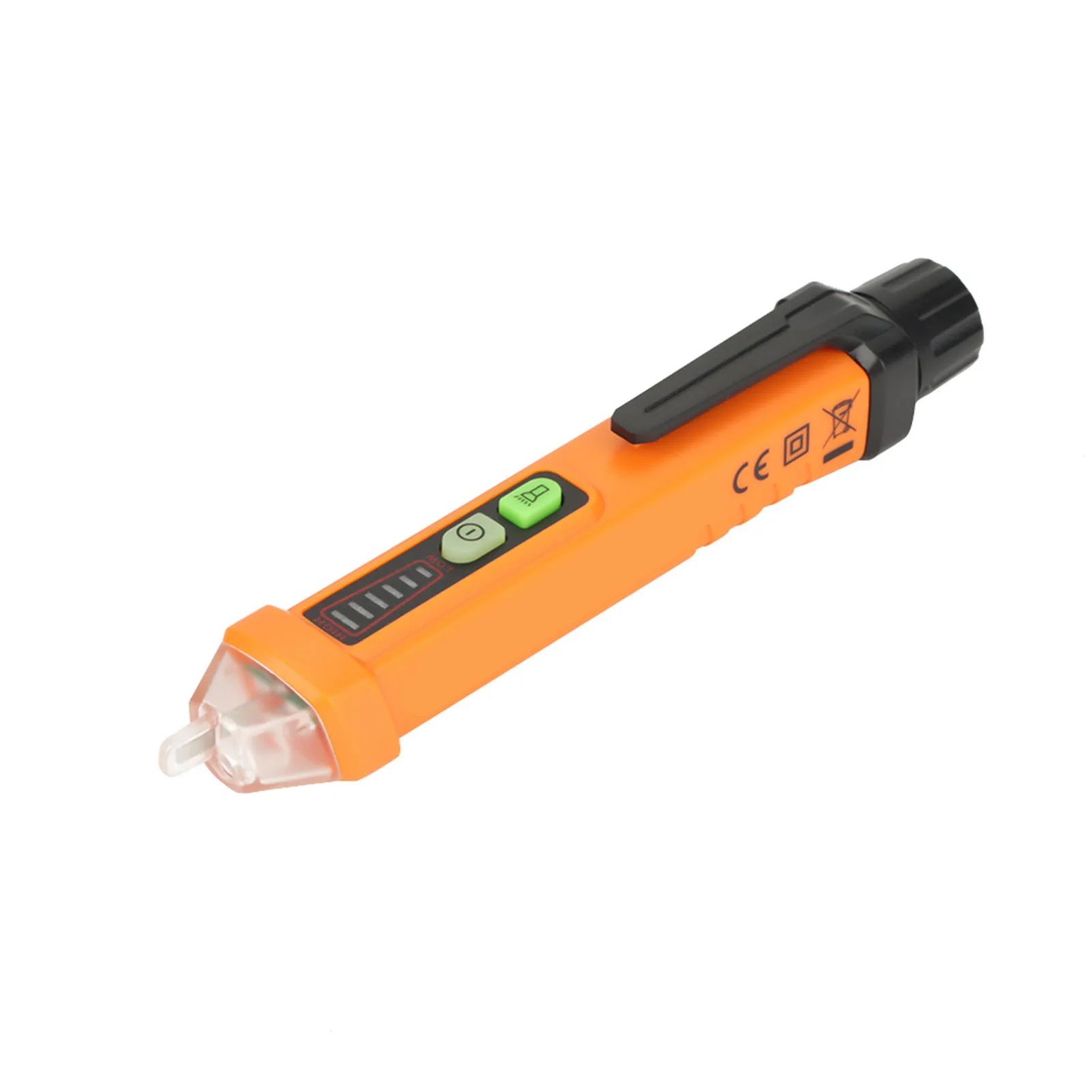 LED Voltage Tester PEAKMETER PM8908C NCV Detector Voltage Tester Pen with LED Indicator AC12-1000V Non contact Voltage Detector