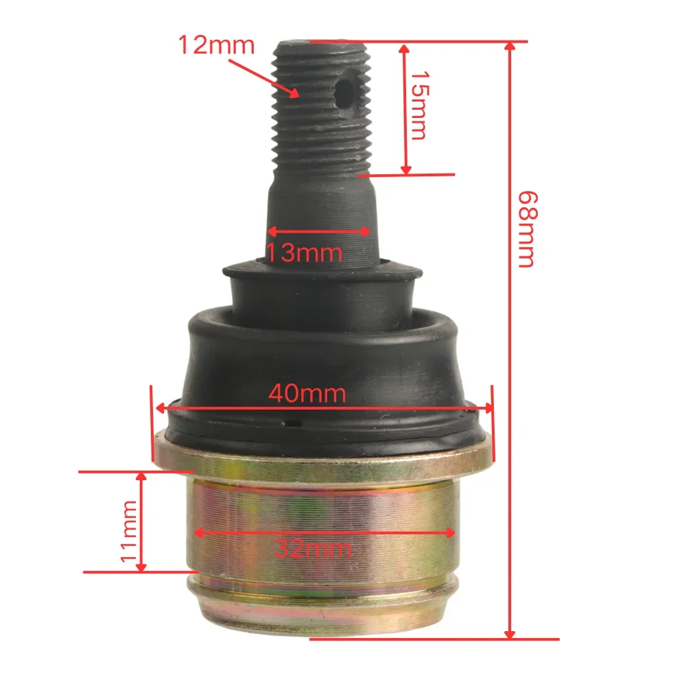 Motorbike ATV Ball Joint M12 For Honda TRX420FE RANCHER 420 ES 4x4 2007 2008 TRX300FW Fourtrax 300 4X4 1988-2000 Replace
