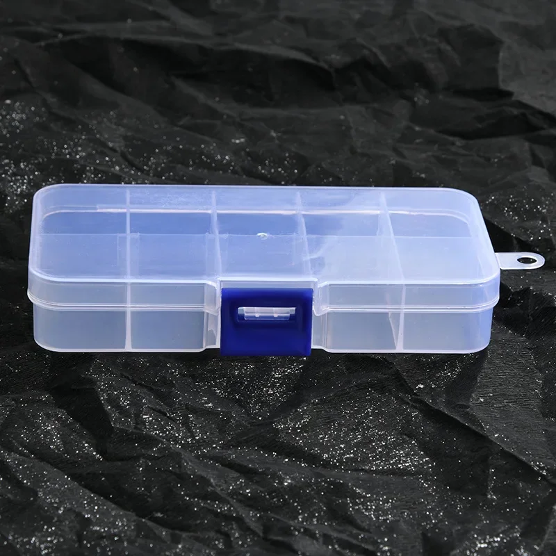 10 Grids Compartment Plastic Storage Box Jewelry Earring Bead Screw Holder Case Nail Art Rhinestone