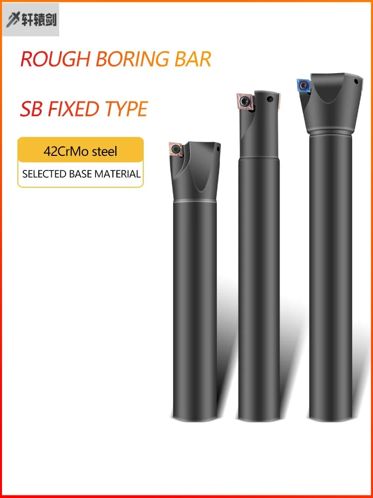 SB Fixed Rough Boring Bore Bar Double Edged Tool Holders C16 C20 C25 C32 For CC06 CC09 Inserts CNC Machining Center Boring Tools