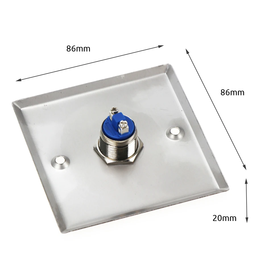 Bouton de sortie en acier inoxydable, interrupteur poussoir, capteur de porte, déverrouillage pour s