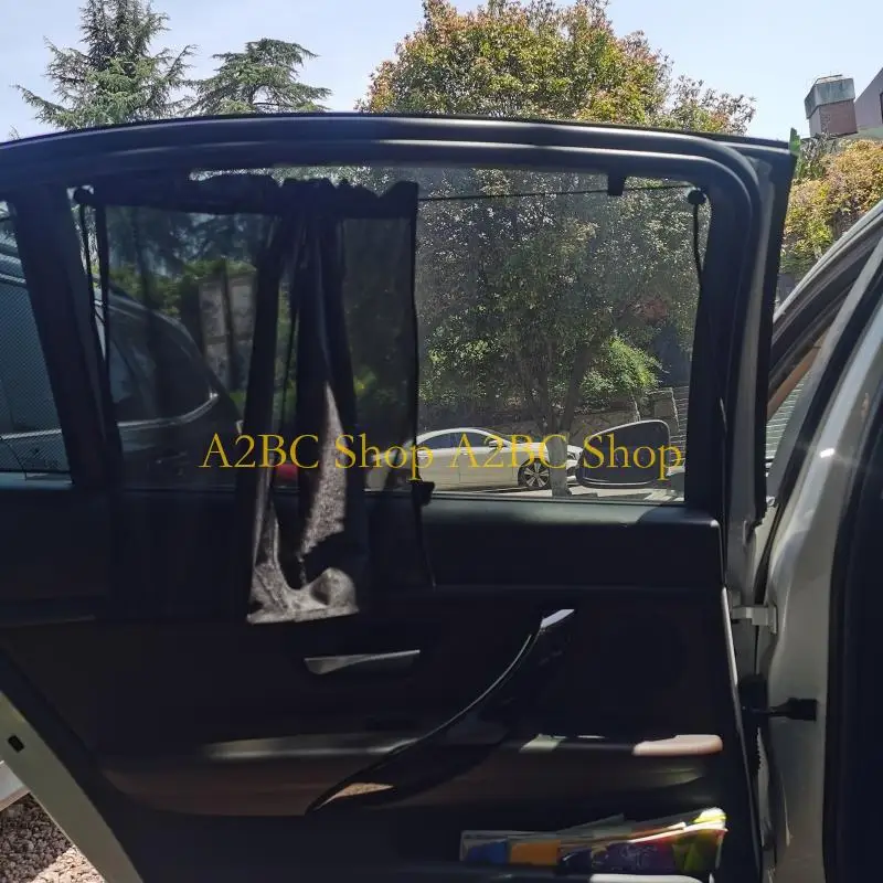 

A2BC Автомобильный автобус для солнцезащитного козырька от УФ-лучей для защиты боковой шторки с присоской