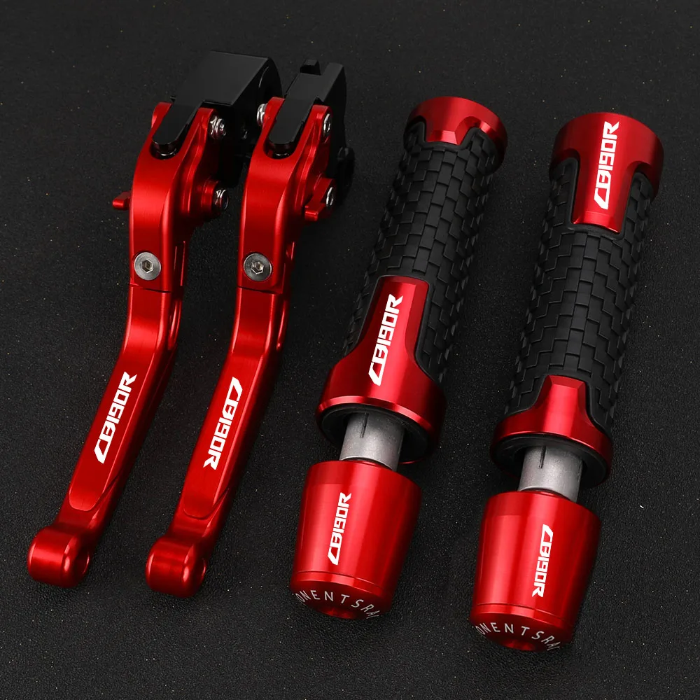 Motorcycle Accessories FOR HONDA CB190R 2015 2016 2017 2018 Extendable Brake Clutch Levers Handlebar Grip Handles bar Hand Grips