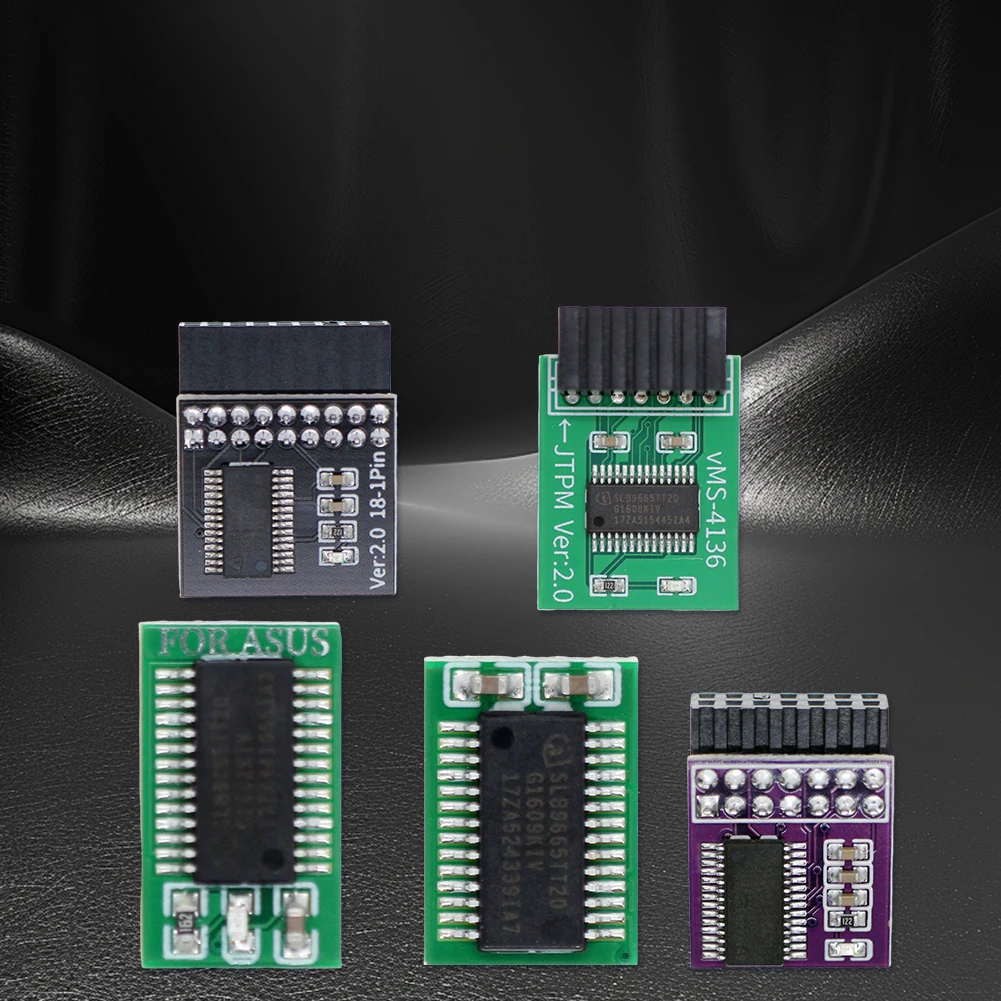 TPM 2.0 Module 12/14/18/20PIN Encryption Security Board Remote Card Encryption Security Module Remote Card Replacement