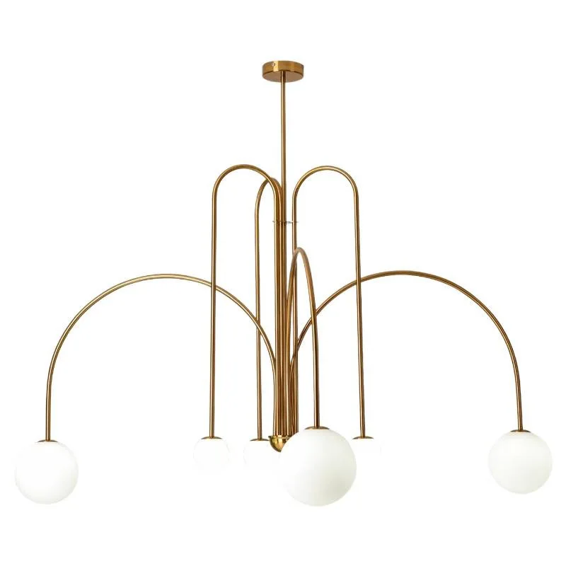 

Nordic, modern, simple, living room lamp, personality, home, bedroom Internet celebrity atmosphere, chandelier